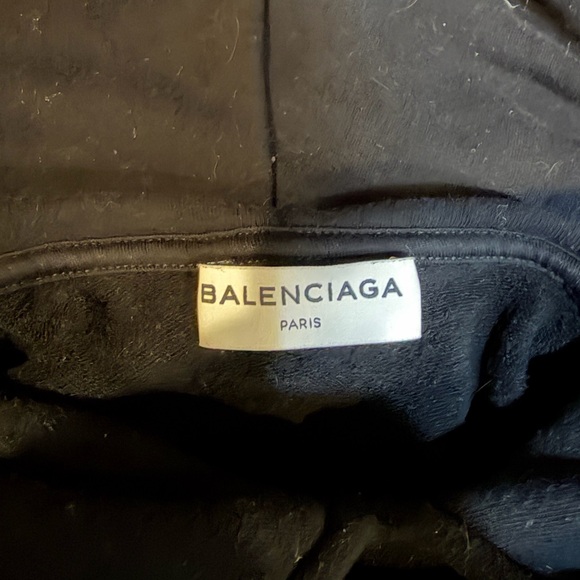 Balenciaga Femme Fatale Black Embroidered Hoodie - Picture 5 of 14